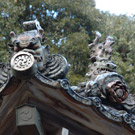 辰口八幡神社の鬼瓦